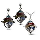 Mosaic Mountain Scene Gift Set