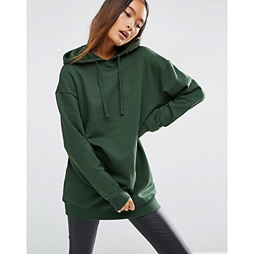エイソス アウター パーカ＆スウェット ASOS Ultimate Oversized Pullover Hoodie Forest [並行輸入品]