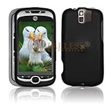 HTC G3/My Touch 3g Slide Cell Phone Black Rubber Feel Protective Case Facep ....