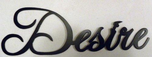 Desire Word Metal Wall Art Home Decor