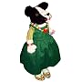 Miss Bindergarten Doll: 11"