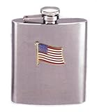 US FLAG LOGO STAINLESS STEEL FLASK
