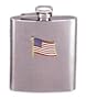 US FLAG LOGO STAINLESS STEEL FLASK
