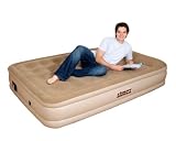Studioline 40051 Luftbett Studioline Smooth Comfort Double, braun/beige, 204 x 136 x 44 cm