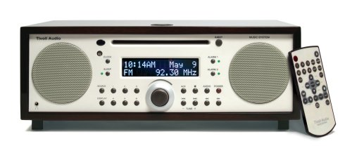 Tivoli Audio Music System AM/FM/CD Hi-Fi System with High-Gloss Dark Walnut Finish