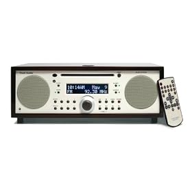 Tivoli Audio MSYDKCLA Music System Digital AM/FM/CD Hi Fi System with High-Gloss Dark Walnut Finish