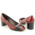 Via Spiga Women's Dante Dress Shoe,Red/Black,8 M