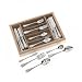 Wallace Continental Bead 77-Piece Stainless-Steel Flatware Set, Service for 12