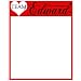 Team Edward Heart Magnetic Dry Erase Board with Dry Erase Marker