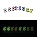 BodyJ4You Lot of 8 Pieces Glow in The Dark Fake Plugs 16G