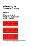 cover of Advances in Speech Coding (The International Series in Engineering and Computer Science)