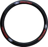 419A7J4lFwL. SL160  Pilot Automotive Accessory SW 121 Genuine Leather Steering Wheel Cover, Ford Logo
