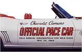 1969 Pace Car Camaro Door Decal Kit
