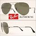 Ray Ban Aviator Sunglasses with Polarized Lens RB3025 004/9A Size 55/14