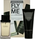 Chic for Men by Carolina Herrera Fly With Me 2 Piece Set Includes: 3.4 oz Eau de Toilette Spray + 3.4 oz After Shave Moisturizer