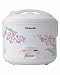 Kitchen & Housewares : Panasonic SR-TE18NVO 10-Cup Rice Cooker/Warmer with Moisture Cap, White/Violet Orchid