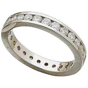 Platinum Eternity Love Diamond Band