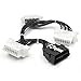 OBD 2 16 Pin Y Splitter Extension 1 to 3 Diagnostic Electronic Cable