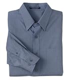 NEW Port Authority Signature - Yarn Dye Pattern Shirt Smokey Blue-XL
