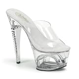 MIRAGE-601 6 1/2" Chromed Heel Platform Slide
