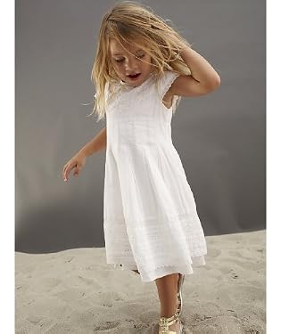 White vintage tea dress 2-3years
