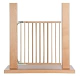 Produkt-Bild: Treppenschutzgitter T&uuml;rschutzgitter 70 - 108 cm, schwenkbar wie eine T&uuml;r - Immer in Laufrichtung zu &ouml;ffnen