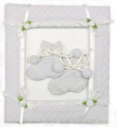 Baby Gift Set: White Album And Picture Frame -Affordable Gift for your Little One! Item #IA4L-ABS-F7765W