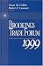 Book Brookings Trade Forum, 1999 (Brookings Trade Forum)