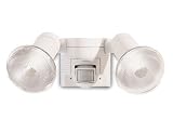 FL300 Dual Floodlight with Motion Sensor / White / ENERGY STAR Approved Motion Detecting Flood Light Fixture