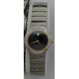 Movado Ladies Watch Sport Edition Museum Dial Steel and 18k Gold Diamond Bezel by Movado