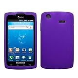 Purple Silicone Case / Skin / Cover for Samsung Captivate SGH-I897
