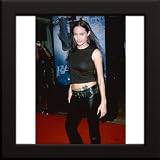Angelina Jolie Custom Framed 12x12 Color Photo (Tomb Raider Premiere)