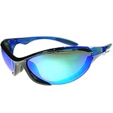  : mecara TITANIUM (Mod.Y8) REVO-BLUE Extrem Skisport / Radbrille / Sonnenbrille