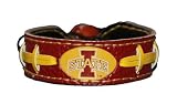 top sixtyfour Iowa State Cyclones Primary Athletic Mark Logo Team Color Football Bracelet