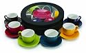 BIA Cordon Bleu Espresso Cups and Saucers, Set of 6
