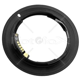 Fotodiox Pro Lens Mount Adapter with Dandelion AF Focus Confirmation Chip - Contax/Yashica (also known as C/y, cy) Lens to Canon EOS adapter, for Canon EOS 1D, 1DS, Mark II, III, IV, 1DC, 1DX, D30, D60, 10D, 20D, 20DA, 30D, 40D, 50D, 60D, 60DA, 5D, Mark II, 7D, Rebel XT, XTi, XSi, T1, T1i, T2i, T3, 