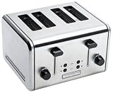 KITCHENAID INC KMTT400SS K.AID 4 SLICE TOASTER WIDE SLOTS S.STEEL MAP 99.99