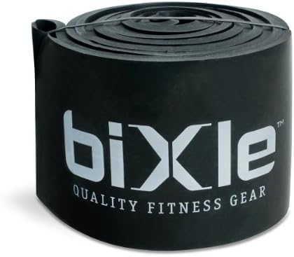 Bixle(TM) Pull-Up / CrossFit / Power-Lifting Jump Band (Single Band) Black (100-110)