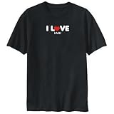 T-Shirt Black  I Love Iasi  Romania City