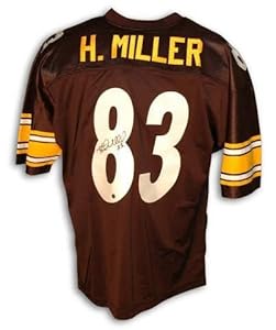 Autographed Heath Miller Pittsburgh Steelers Black Throwback Jersey