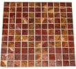4x4 Sample of Multi Red Onyx 1x1 Polished Mosaics