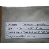 Diamond Powder 50,000 Grit, 0-0.5microns - 25 Cts. = 5 Grams