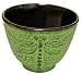 Dragonfly Cast Iron Teacup Light Green