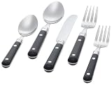 Ginkgo Le Prix Navy 20-Piece Flatware Set, Service for 4