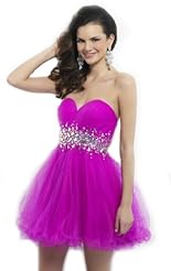 Crystals Crystal Sequined Applique Beaded Lace Chiffon/Taffeta/Tulle Short Quinceanera Dress 