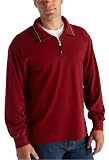 Nautica Sportswear Mens Solid Half Zip Interlock Top