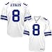 Men`s Dallas Cowboys #8 Troy Aikman Legends White Replica Jersey - 2XL