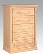 Monterey 5 Drawer Chest In Natural Finish By Storkcraft Baby Furniture