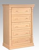 Monterey 5 Drawer Chest In Natural Finish By Storkcraft Baby Furniture