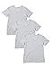DAVID ARCHY Men's 3 Pack Cotton Slim Fit V-Neck Undershirts T-Shirts